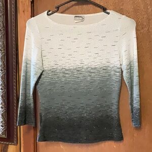 Ombre Gray Blouse
